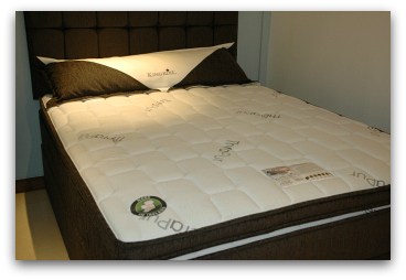 King Koil Extended Life Plus mattress set.