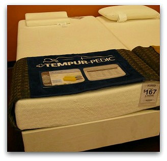 The Tempurpedic Cloud in a Twin size.